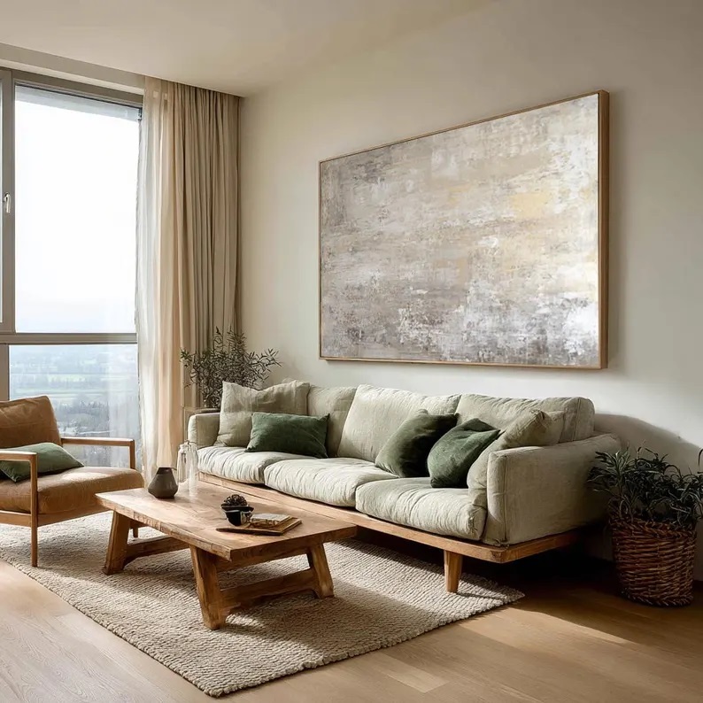Wabi Sabi Minimalist Painting #ABST52