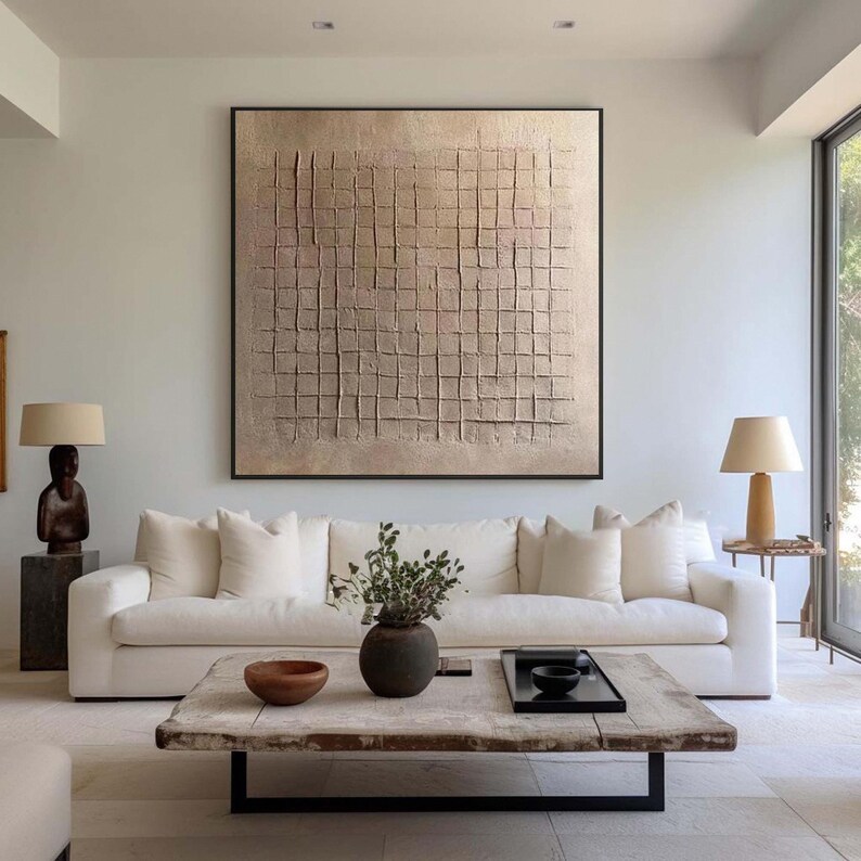 Wabi Sabi Canvas Art Painting #ABST53