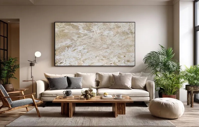 Wabi Sabi Oil Painting #ABST6