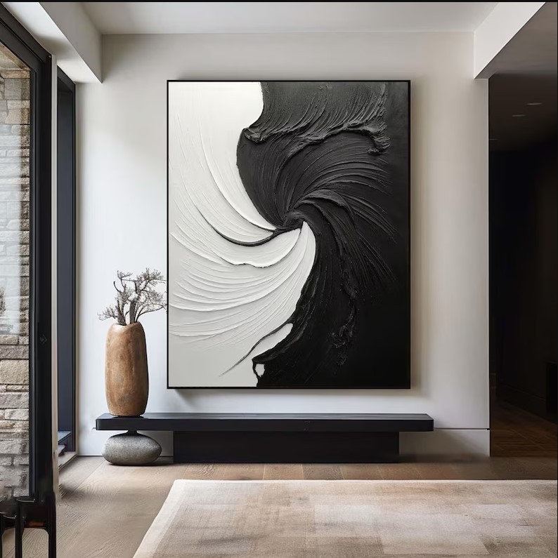Minimalist Wabi Sabi Painting #ABST124