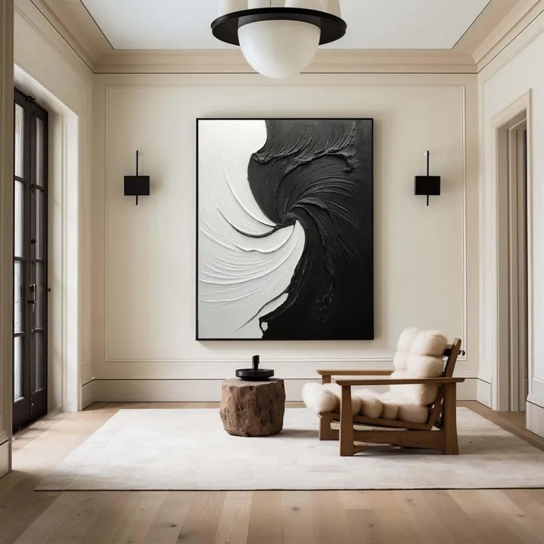 Minimalist Wabi Sabi Painting #ABST124