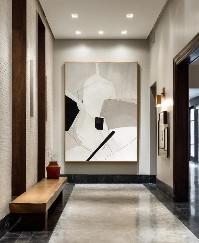 Wabi Sabi Textured Wall Art #ABST127