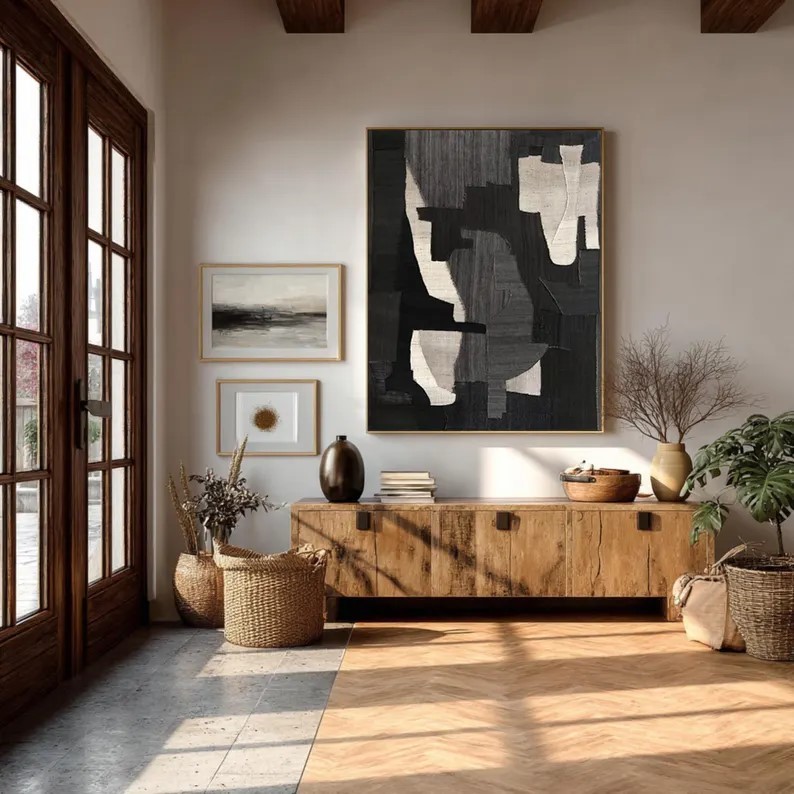 Wabi Sabi Wall Art #ABST131
