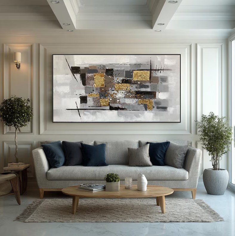 Wabi Sabi Canvas Art #ABST132