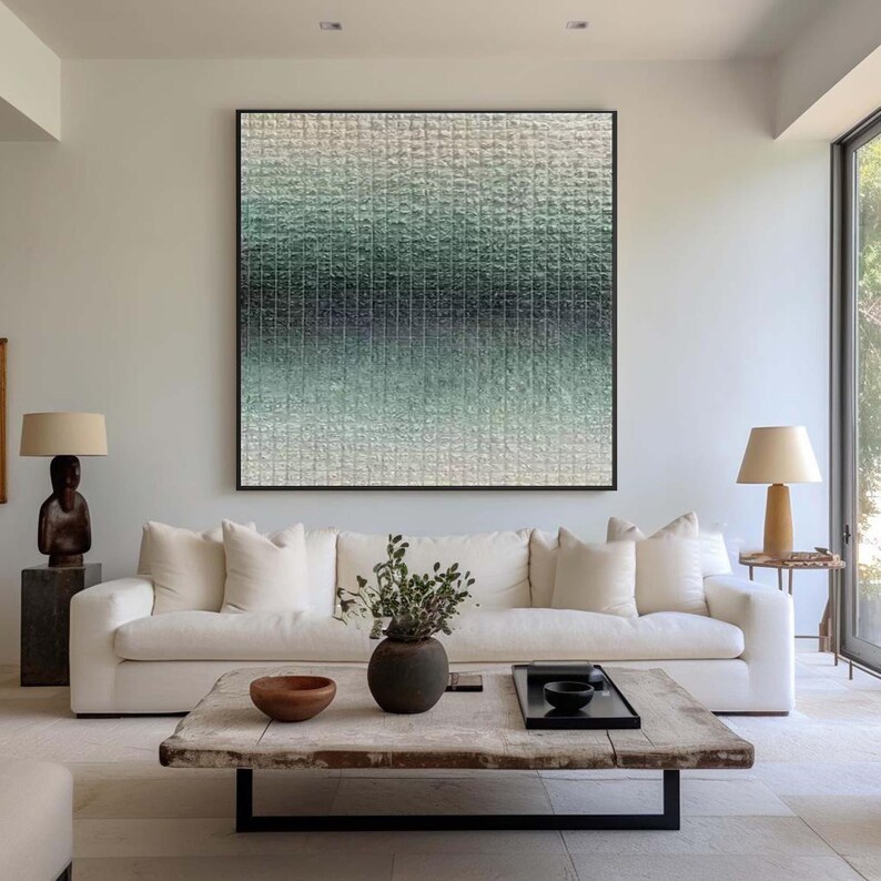 Textured Wabi Sabi Canvas Art #ABST192
