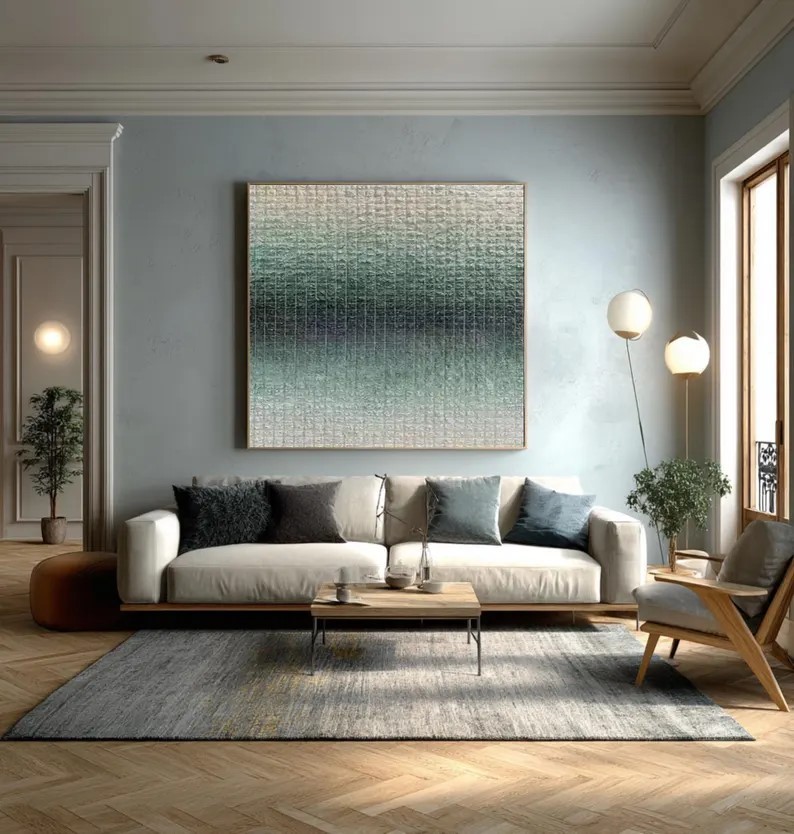Textured Wabi Sabi Canvas Art #ABST192
