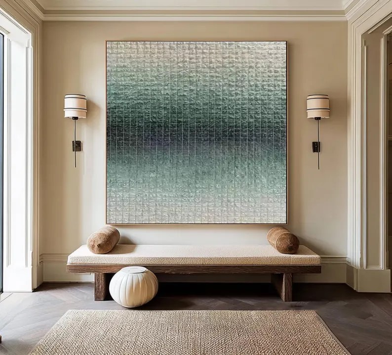 Textured Wabi Sabi Canvas Art #ABST192