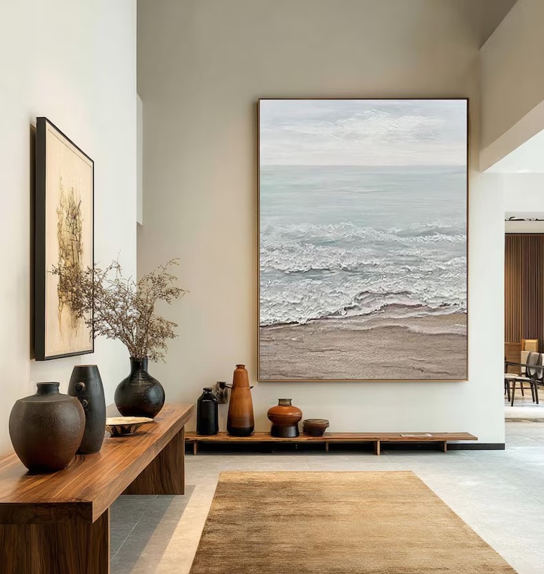 Textured Seascape Painting #ABST193