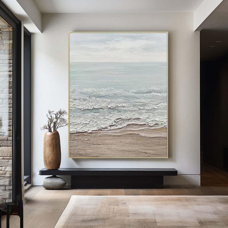 Textured Seascape Painting #ABST193