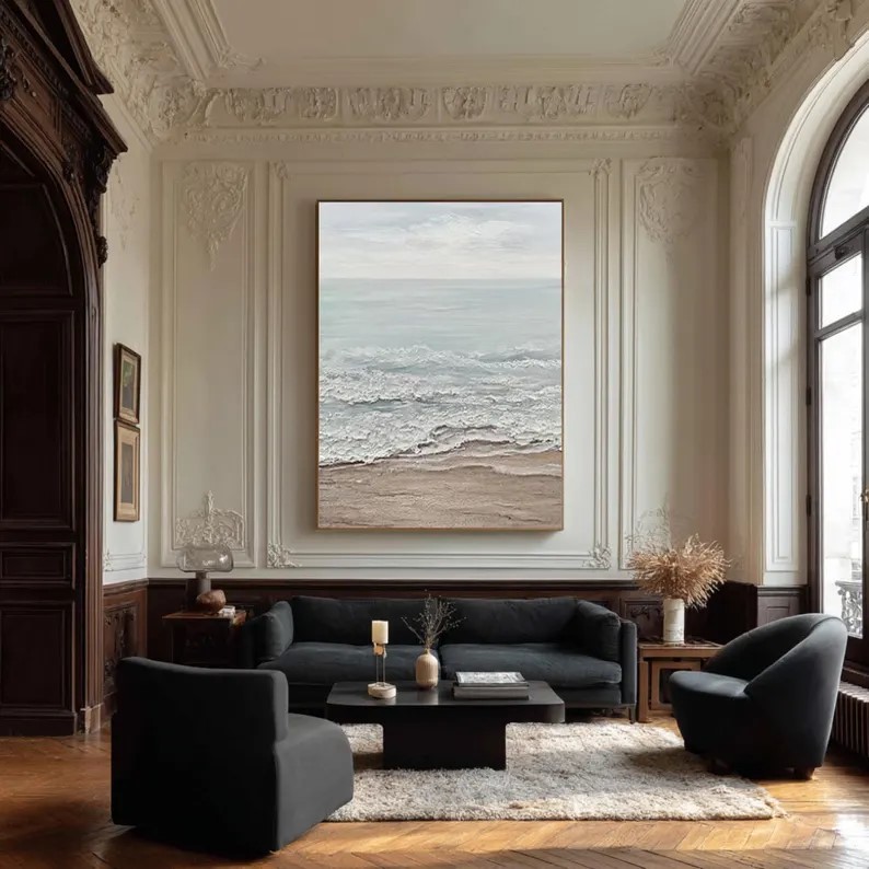 Textured Seascape Painting #ABST193