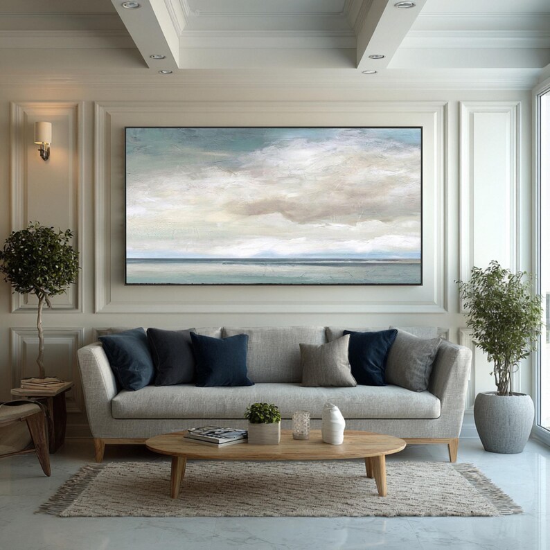 Textured Canvas Art Painting #ABST195