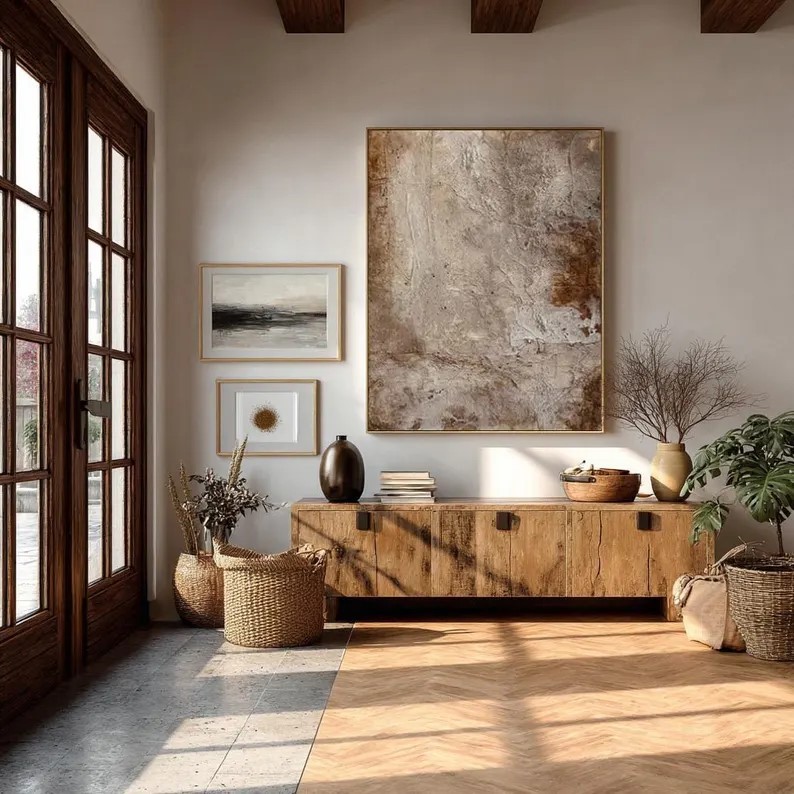 Texture Wall Art Painting #ABST96