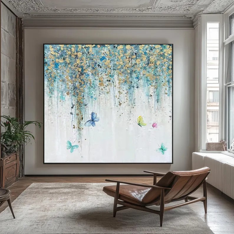 Abstract Butterfly Painting #ABST185
