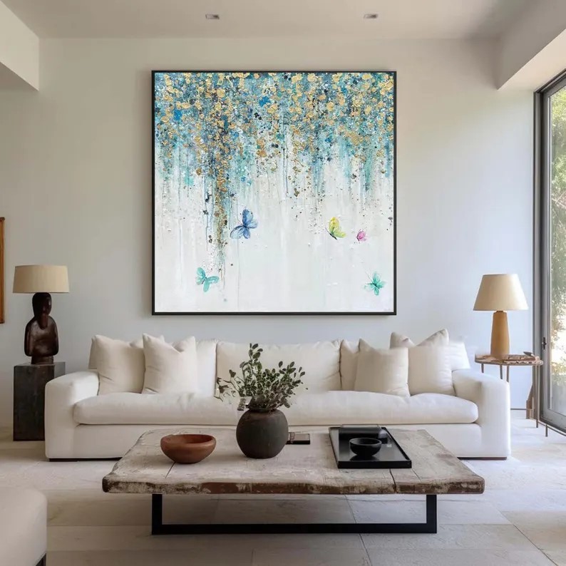 Abstract Butterfly Painting #ABST185