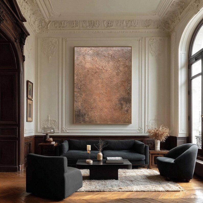 Large Brown Abstract Painting #ABST99