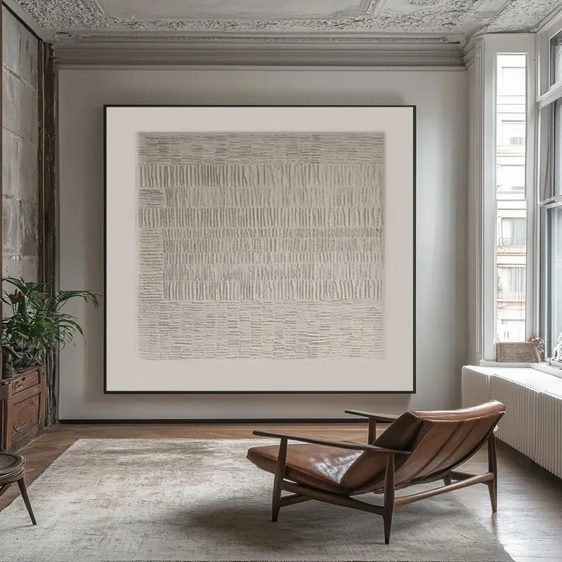 Abstract Minimalist Canvas Art #ABST57