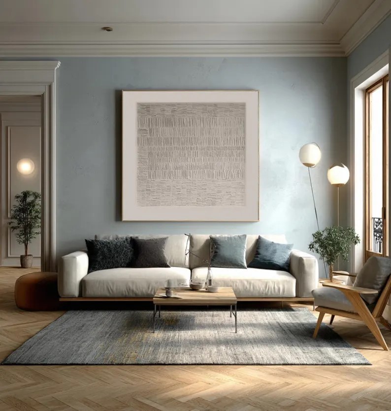 Abstract Minimalist Canvas Art #ABST57