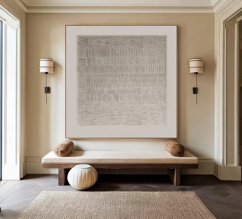 Abstract Minimalist Canvas Art #ABST57