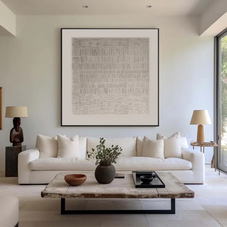 Abstract Minimalist Canvas Art #ABST57
