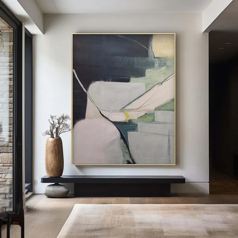 Large Abstract Oil Painting #ABST56