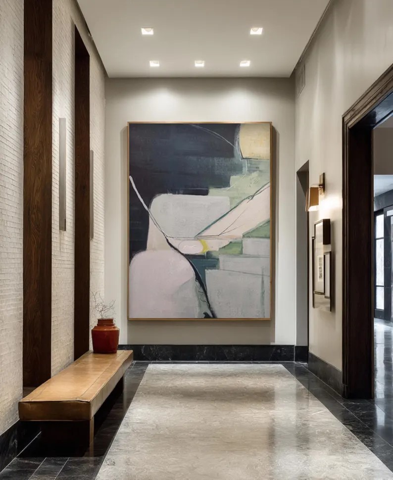 Large Abstract Oil Painting #ABST56