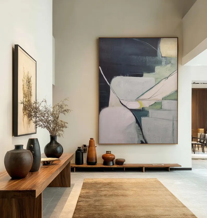 Large Abstract Oil Painting #ABST56