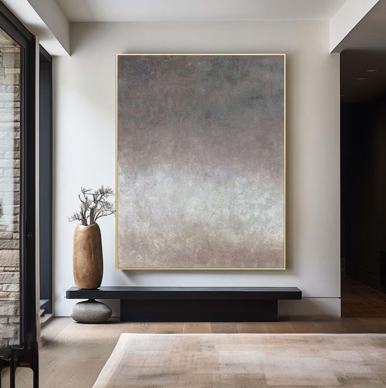 Minimalist Wabi-Sabi Wall Art #ABST59