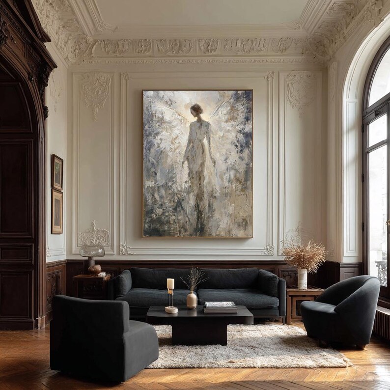 Gray Textured Wall Art #ABST69