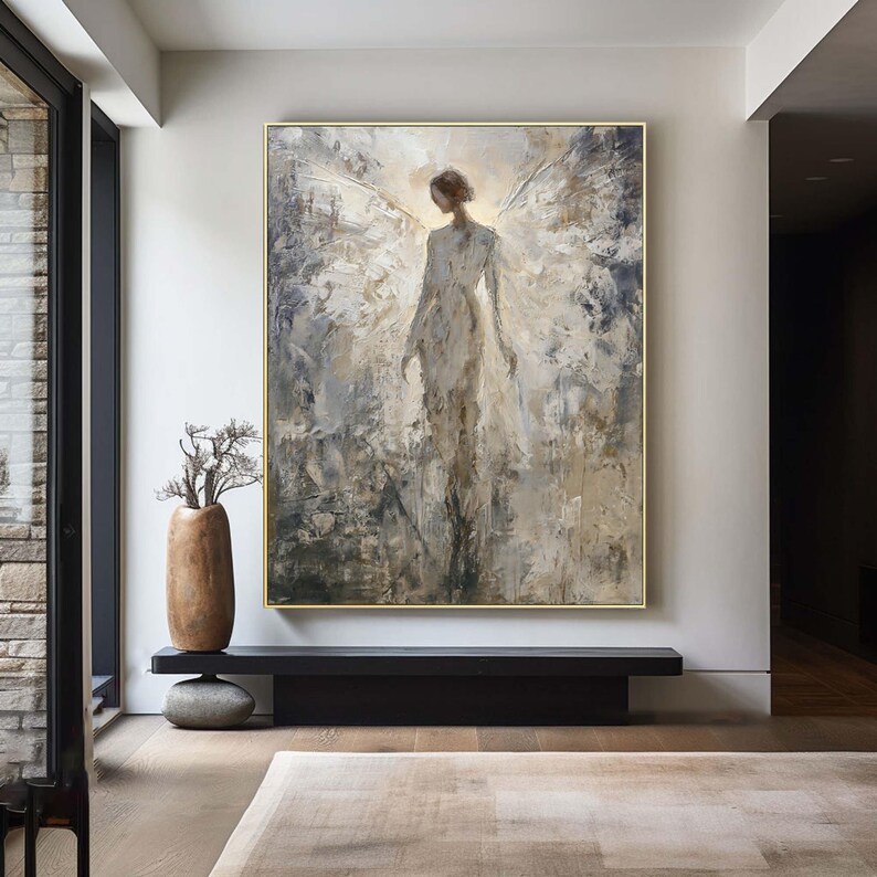 Gray Textured Wall Art #ABST69
