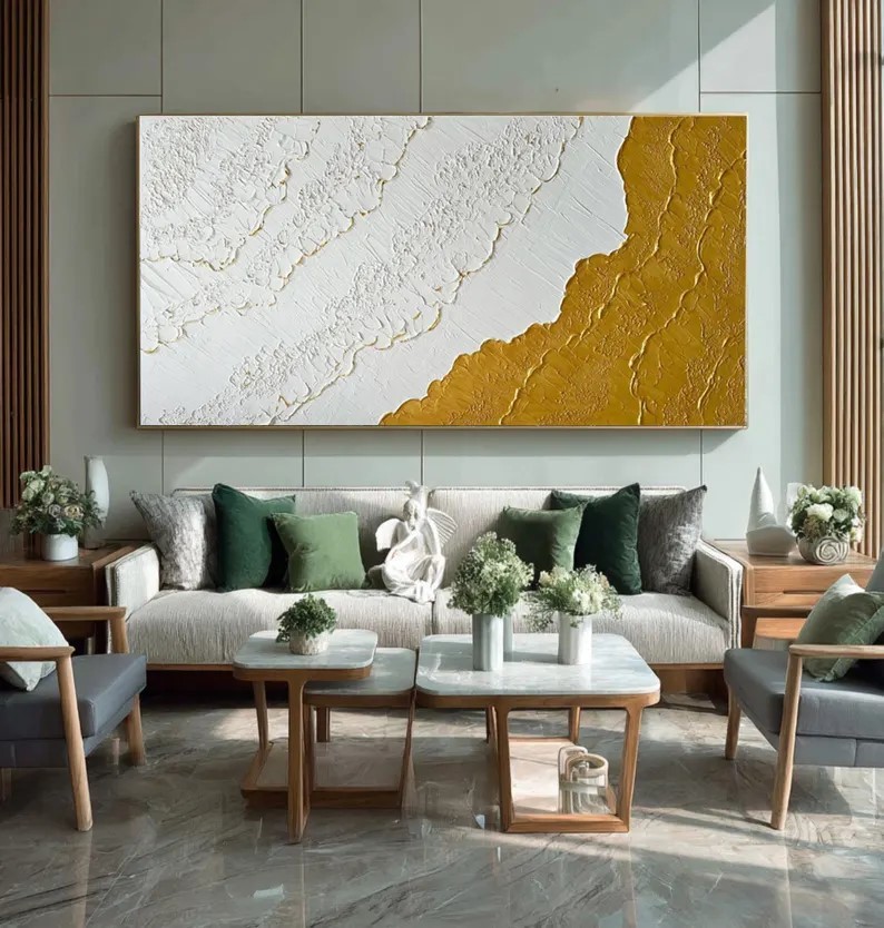 Textured 3D Sea Painting #ABST146