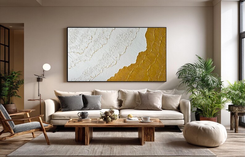 Textured 3D Sea Painting #ABST146