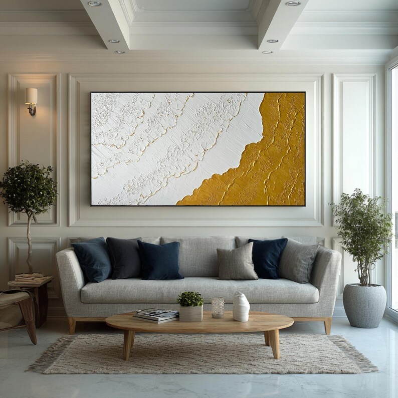 Textured 3D Sea Painting #ABST146