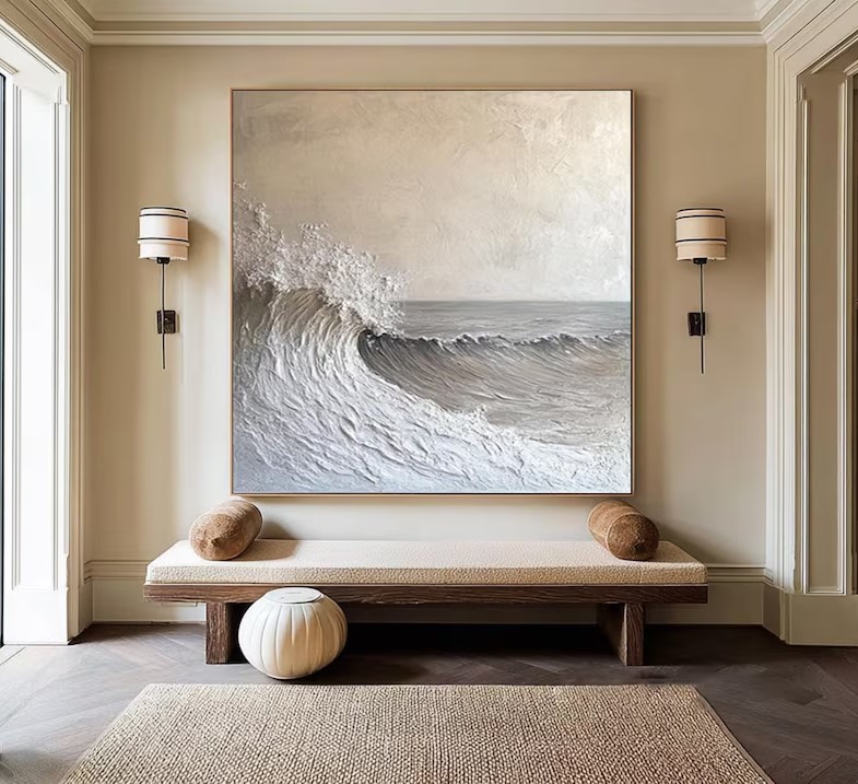 Abstract Ocean Wave Painting #ABST72