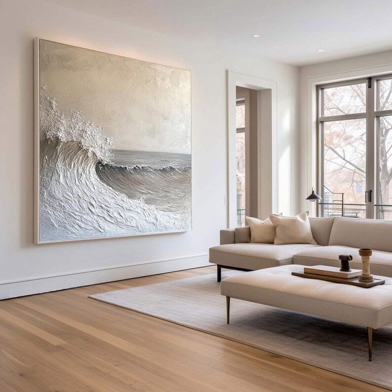 Abstract Ocean Wave Painting #ABST72