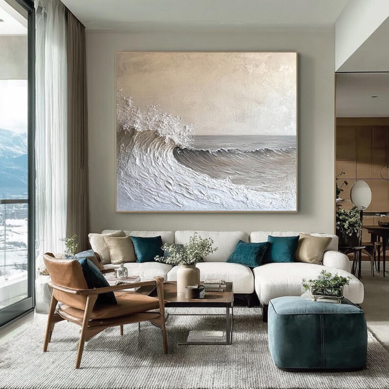 Abstract Ocean Wave Painting #ABST72
