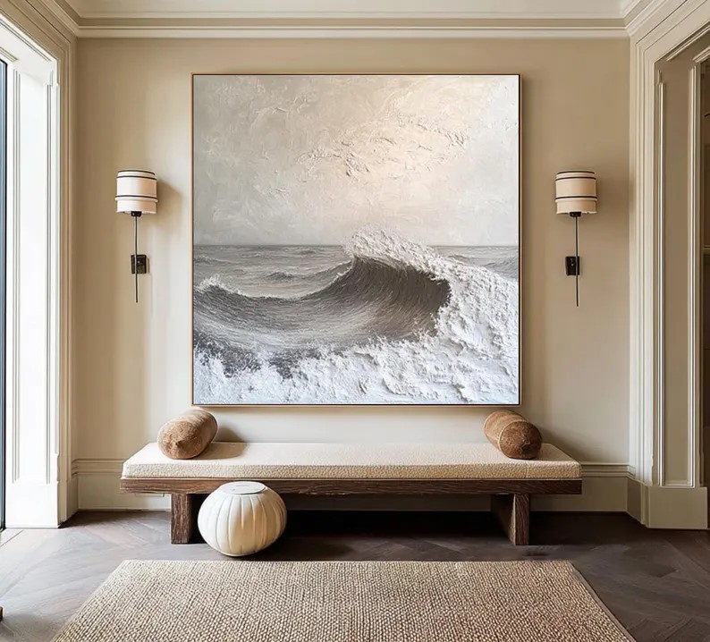 Abstract Ocean Wave Painting #ABST75