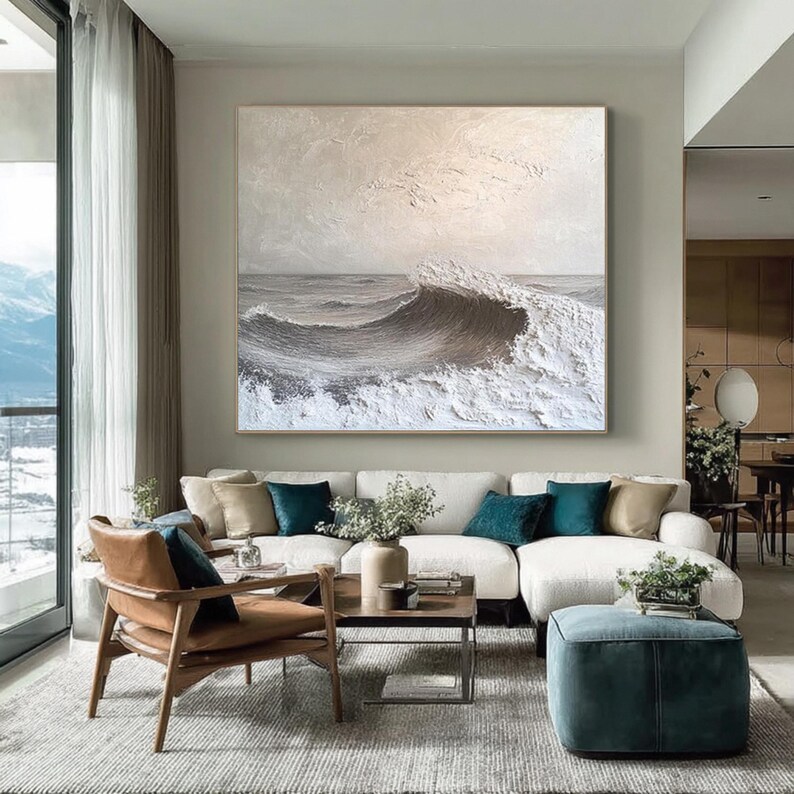 Abstract Ocean Wave Painting #ABST75
