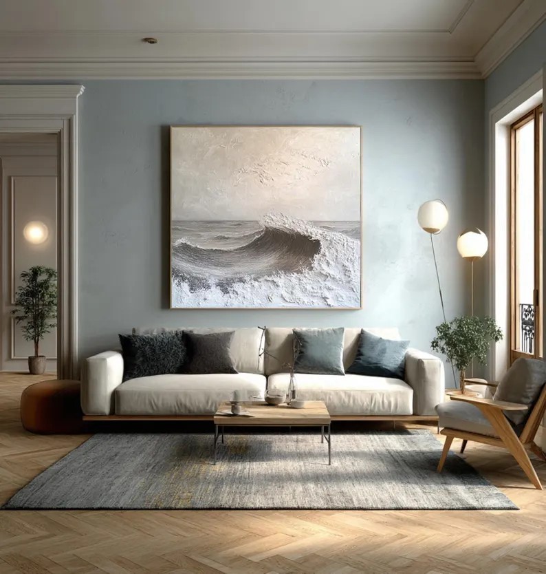 Abstract Ocean Wave Painting #ABST75