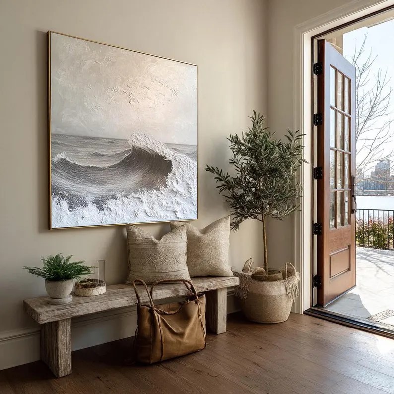 Abstract Ocean Wave Painting #ABST75