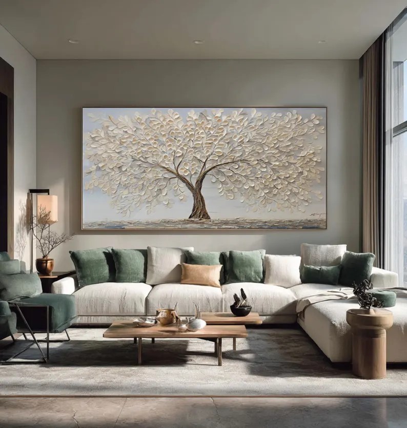 Textured Tree of Life Painting #ABST81