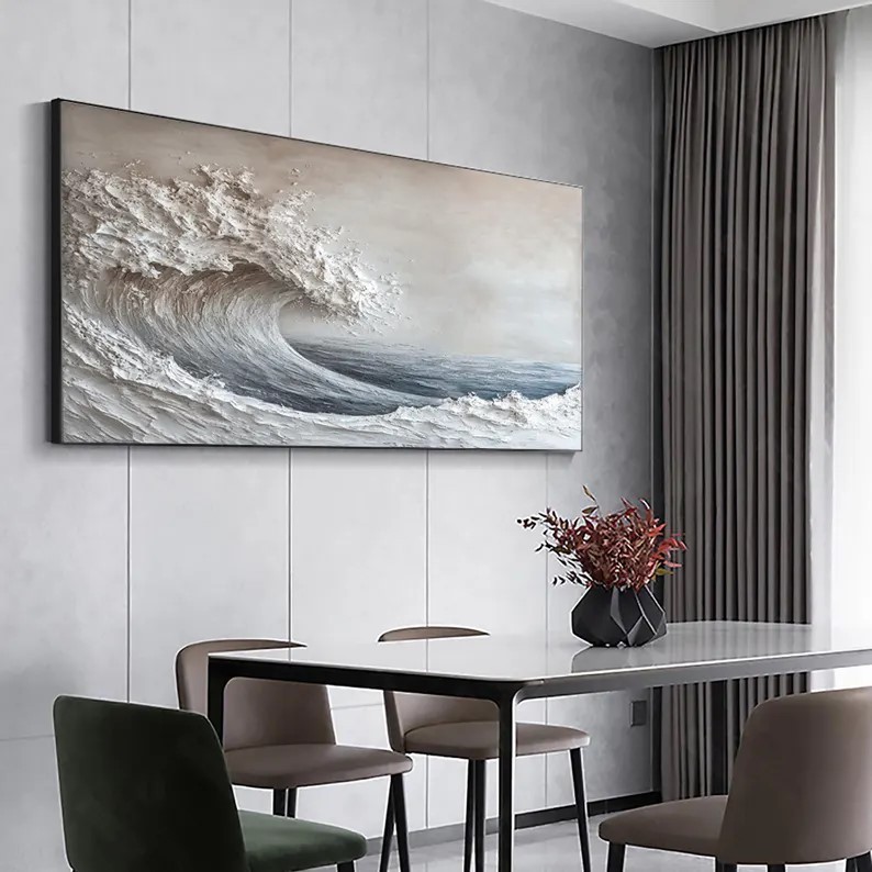 Abstract 3D Ocean Wave Painting #ABST85