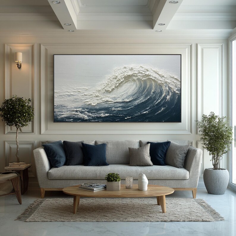 Abstract Ocean Wave Painting #ABST90
