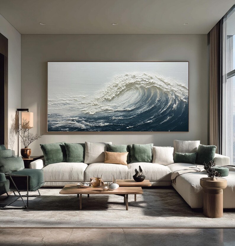 Abstract Ocean Wave Painting #ABST90