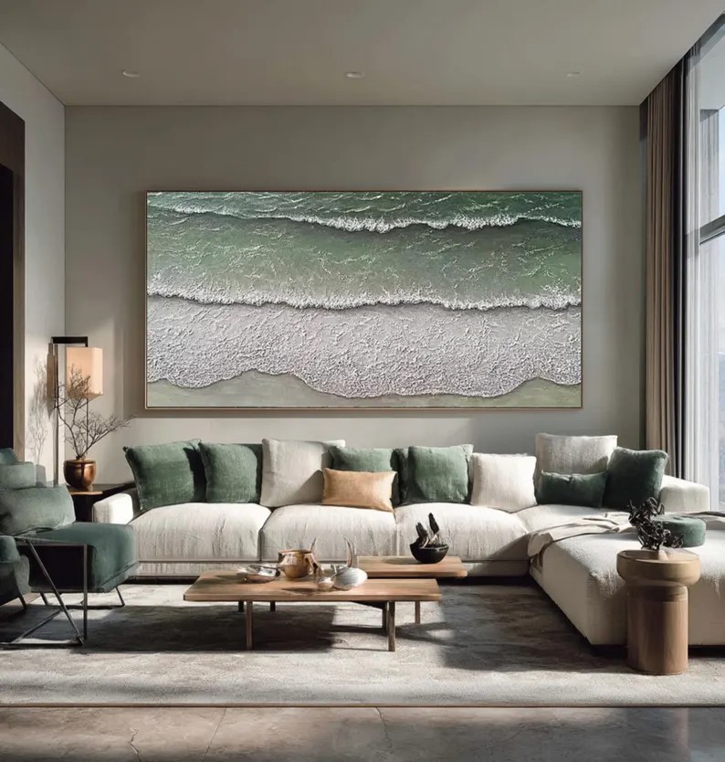 Abstract Ocean Wave Painting #ABST92