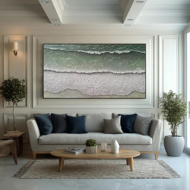 Abstract Ocean Wave Painting #ABST92