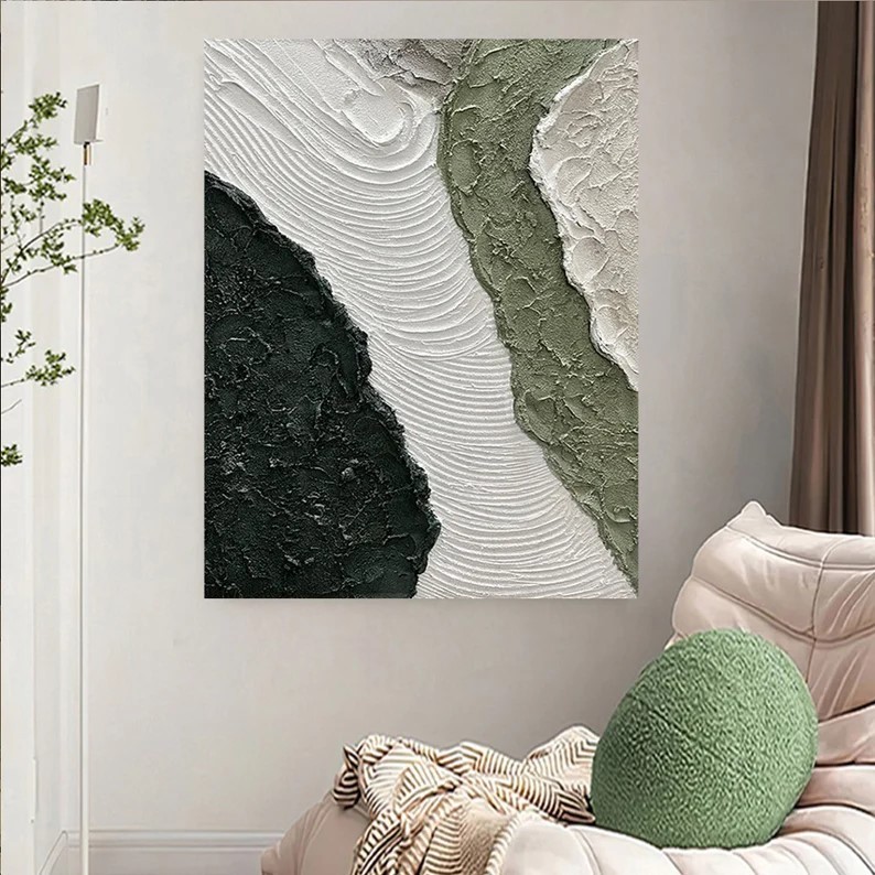 Textured Ocean Painting #ABSC235