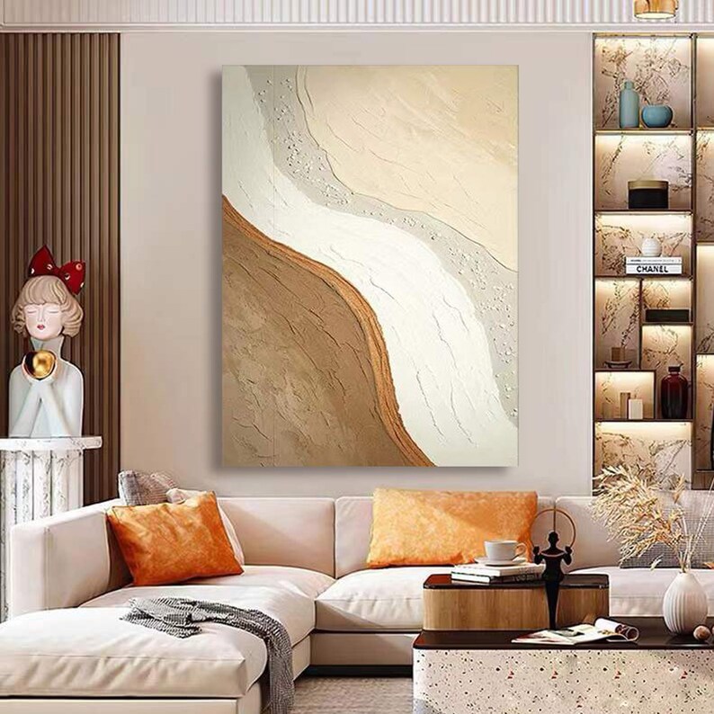 Textured Earth Tone Painting #ABSC236