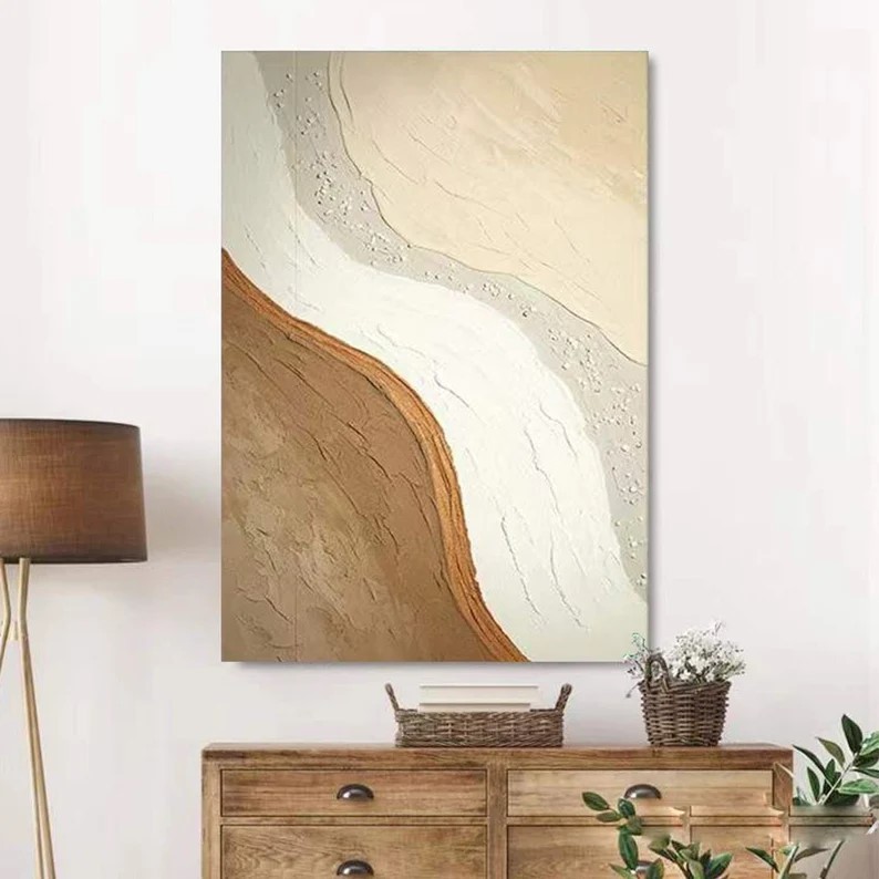 Textured Earth Tone Painting #ABSC236