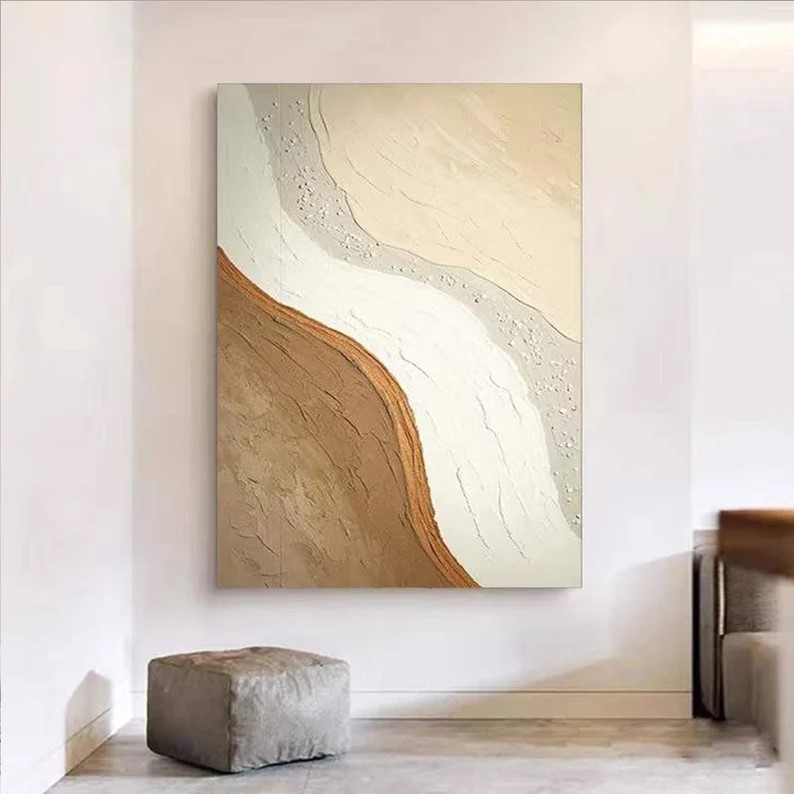 Textured Earth Tone Painting #ABSC236