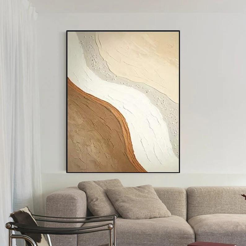 Textured Earth Tone Painting #ABSC236